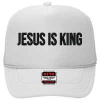 Jesus Is King Simple Christian Minimalist Embroidered Hat