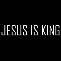 Jesus Is King Prayer Women's V-Neck T-Shirt