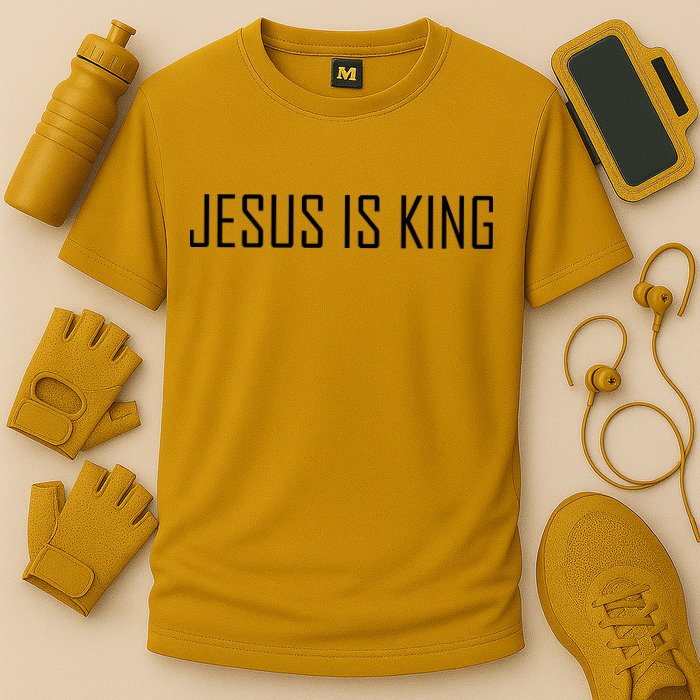 Jesus Is King Prayer Cooling Performance Crew T-Shirt