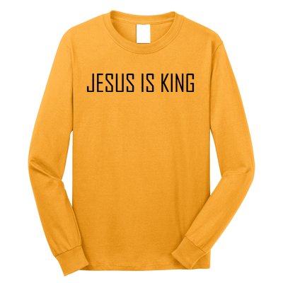 Jesus Is King Prayer Long Sleeve Shirt