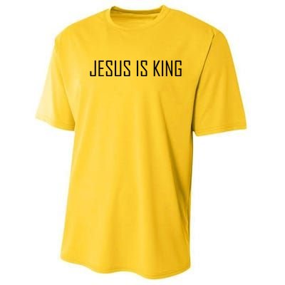 Jesus Is King Prayer Performance Sprint T-Shirt