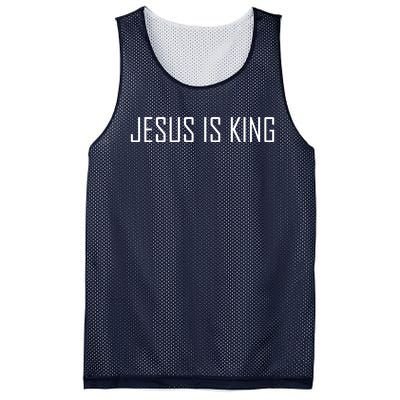 Jesus Is King Prayer Mesh Reversible Basketball Jersey Tank