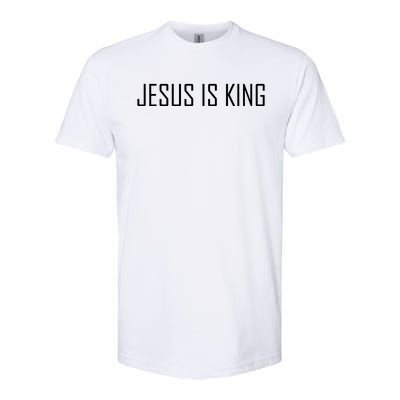 Jesus Is King Prayer Softstyle® CVC T-Shirt