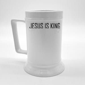 Jesus Is King Prayer Beer Stein