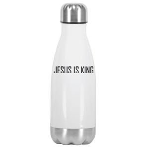 Jesus Is King Prayer Stainless Steel Insulated Water Bottle