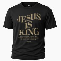 Jesus Is King Jesus John 14 6 Christian Religious Cooling Performance Crew T-Shirt
