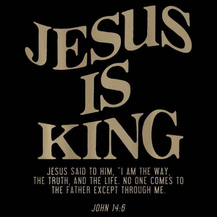 Jesus Is King Jesus John 14 6 Christian Religious Cooling Performance Crew T-Shirt
