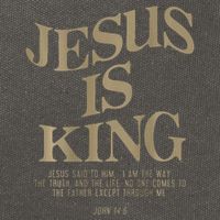 Jesus Is King Jesus John 14 6 Christian Religious Cotton Canvas Backpack