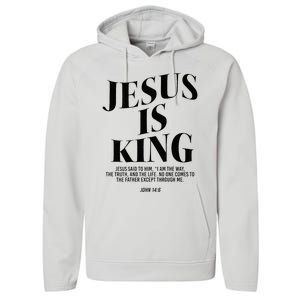 Jesus Is King Jesus John 146 Costume Christian Performance Fleece Hoodie