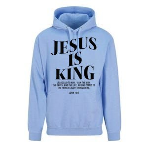 Jesus Is King Jesus John 146 Costume Christian Unisex Surf Hoodie