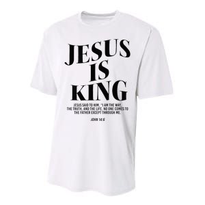 Jesus Is King Jesus John 146 Costume Christian Performance Sprint T-Shirt