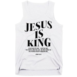 Jesus Is King Jesus John 146 Costume Christian Tank Top