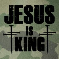 Jesus Is King 3 Nails Cross Christian Catholic Redeemed Collection Legacy Tie Dye Trucker Hat