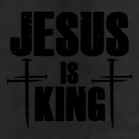 Jesus Is King 3 Nails Cross Christian Catholic Redeemed Collection Cool Comfort Performance Bucket Hat