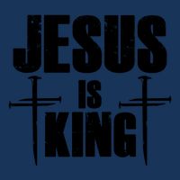 Jesus Is King 3 Nails Cross Christian Catholic Redeemed Collection Infant Baby Jersey Bodysuit