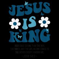 Jesus Is King John 146 Costume Jesus Christian On Back Doggie Tank