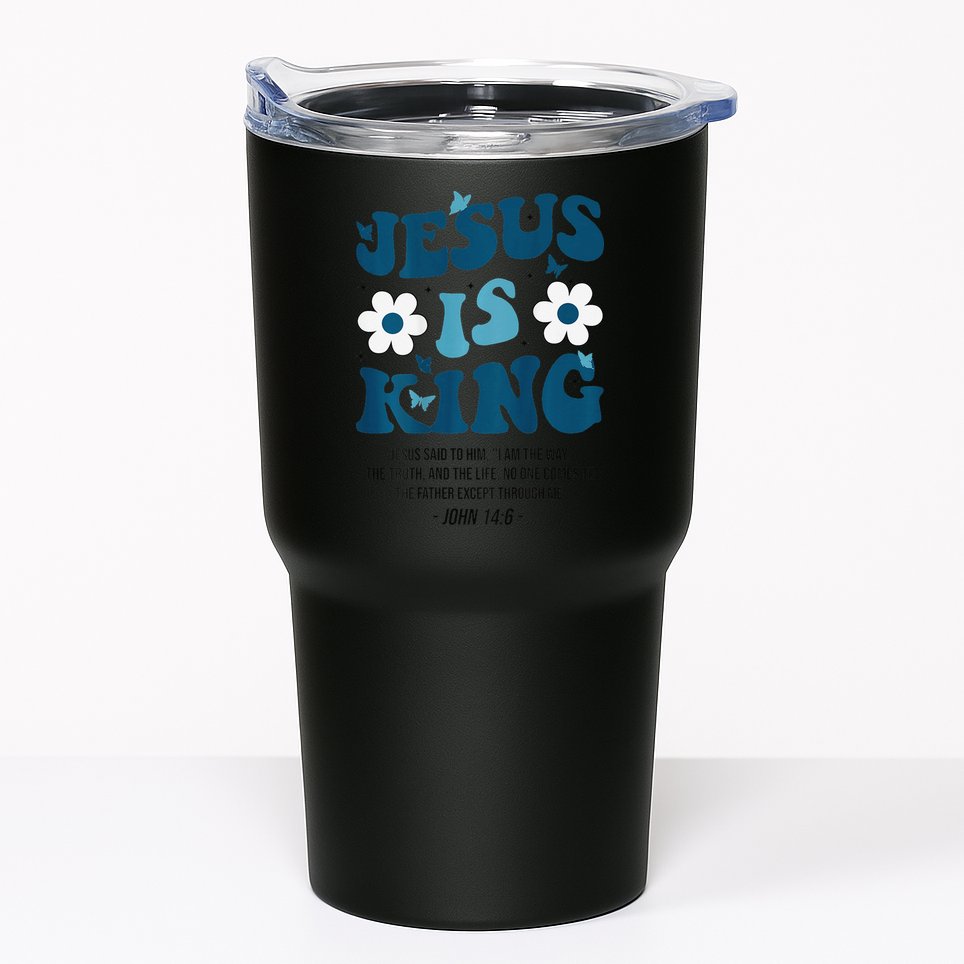 Jesus Is King John 146 Costume Jesus Christian On Back Tumbler
