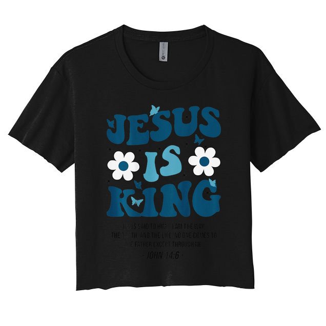 Jesus Is King John 146 Costume Jesus Christian On Back Crop Top