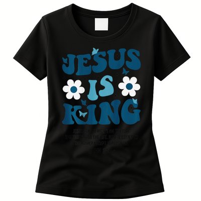 Jesus Is King John 146 Costume Jesus Christian On Back Womens T-Shirt