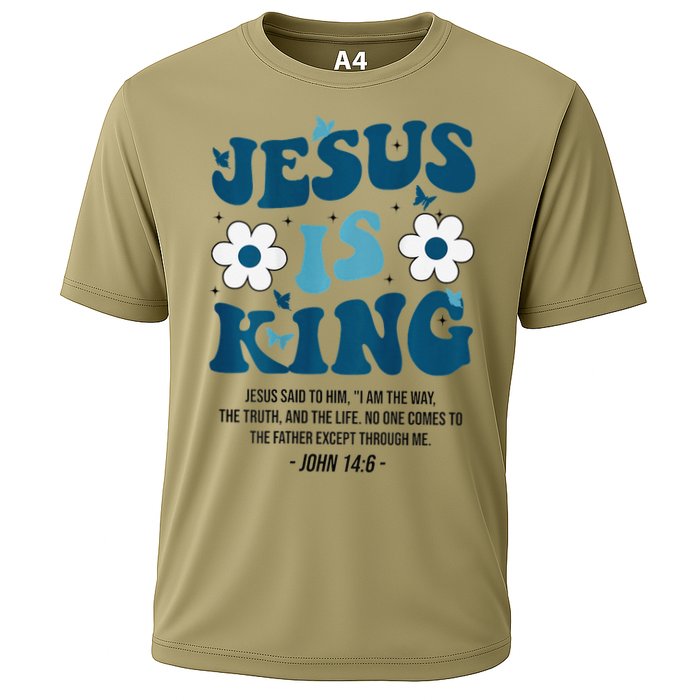 Jesus Is King John 146 Costume Jesus Christian On Back Cooling Performance Crew T-Shirt