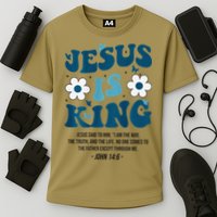 Jesus Is King John 146 Costume Jesus Christian On Back Cooling Performance Crew T-Shirt