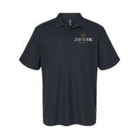 Jesus Is King Christ Is King King Of Kings Lord Of Lords Softstyle Adult Sport Polo