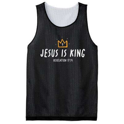 Jesus Is King Christ Is King King Of Kings Lord Of Lords Mesh Reversible Basketball Jersey Tank