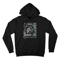 Jesus Is King Lion Of Judah Bible Faith Graphic Christian Hoodie