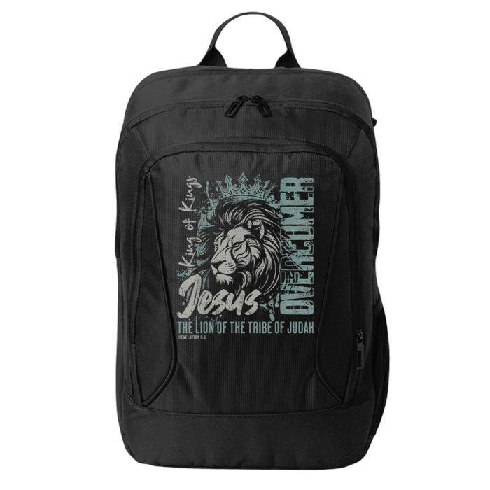 Jesus Is King Lion Of Judah Bible Faith Graphic Christian City Backpack