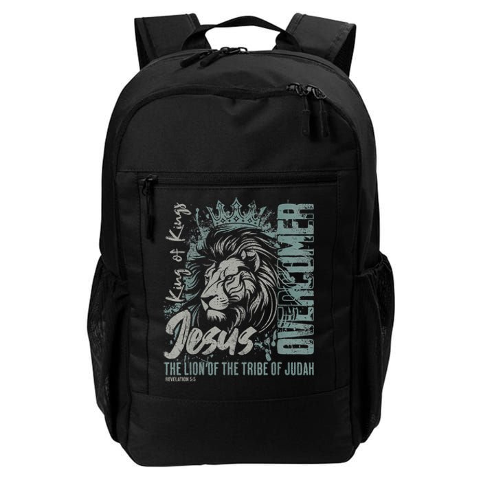 Jesus Is King Lion Of Judah Bible Faith Graphic Christian Daily Commute Backpack