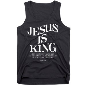 Jesus Is King Jesus John 146 Costume Christian Tank Top