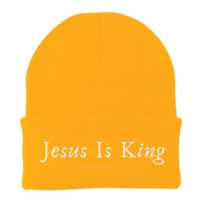 Jesus Is King Knit Cap Winter Beanie