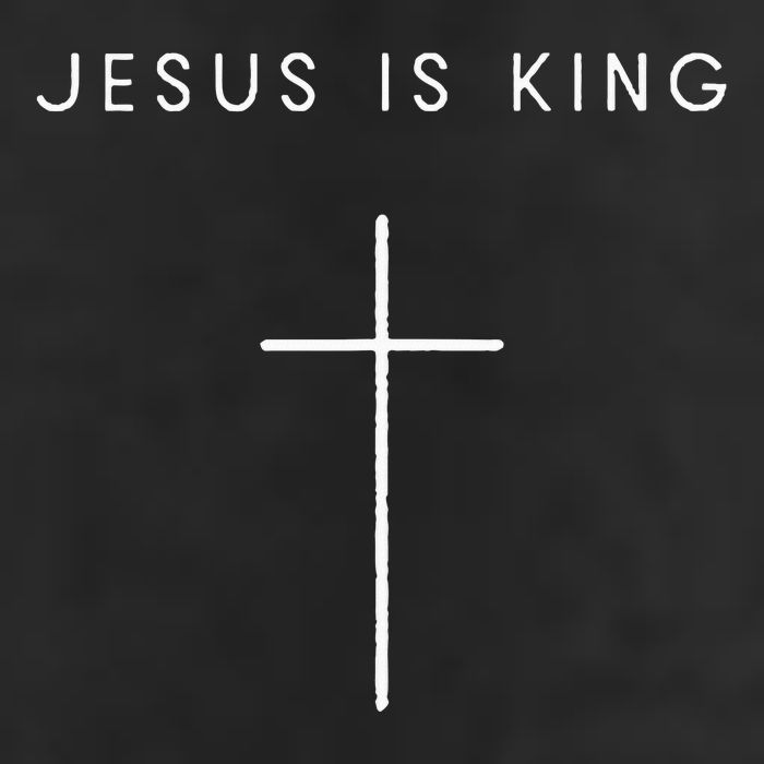 Jesus Is King Cross Minimalist Christian Religious Jesus Golf Towel