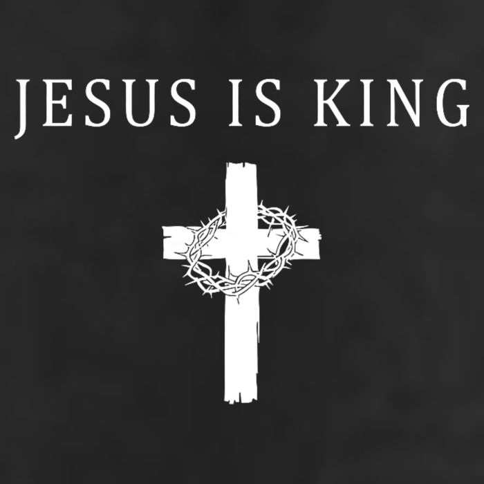 Jesus Is King Christian Religious Cross Faith Adult Drive Performance Visor