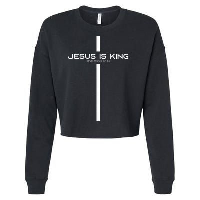 Jesus Is King Jesus Costume Adult Christian Cropped Pullover Crew