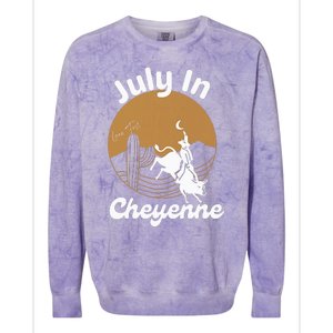 July In Lane Frost Cheyenne Colorblast Crewneck Sweatshirt