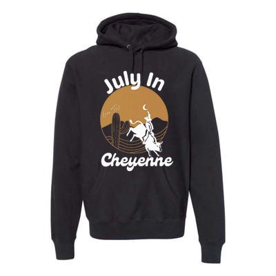 July In Lane Frost Cheyenne Premium Hoodie