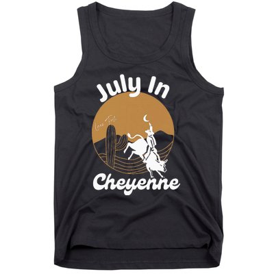 July In Lane Frost Cheyenne Tank Top