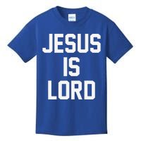 Jesus Is Lord Christian Faith Trust In God Christ Kids T-Shirt