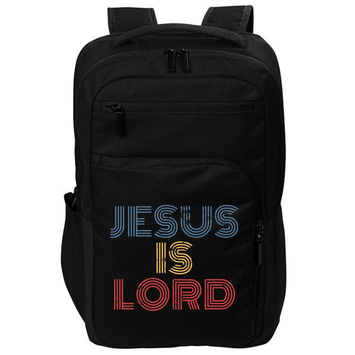 Jesus Is Lord Cool Christian Worship Impact Tech Backpack