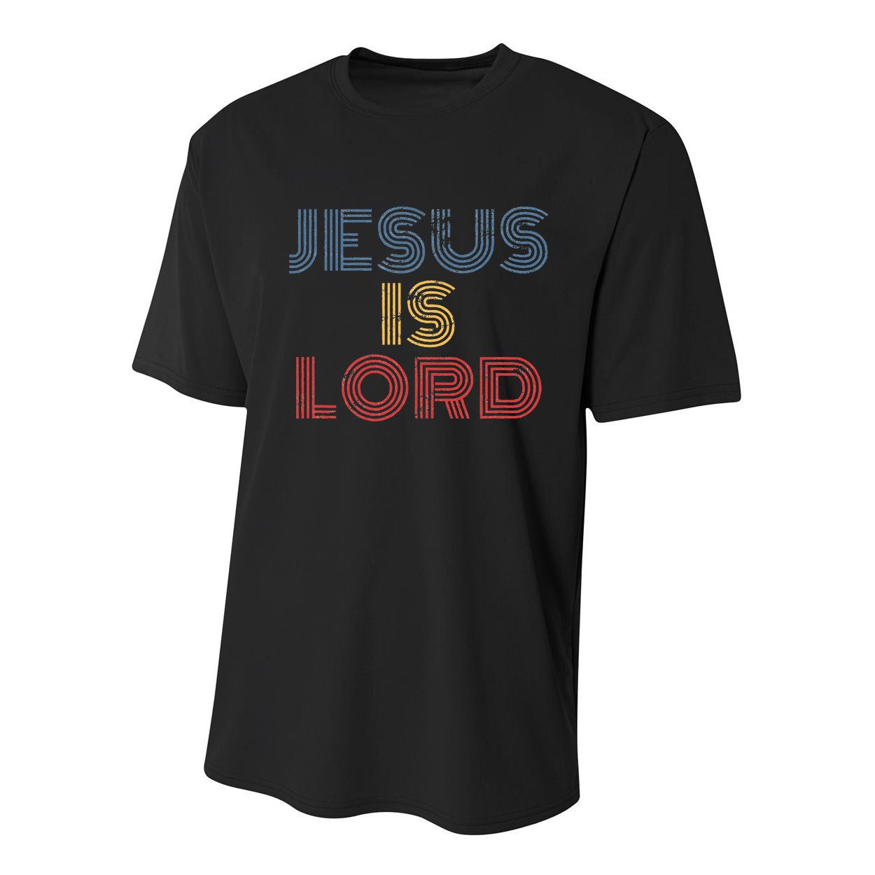 Jesus Is Lord Cool Christian Worship Youth Performance Sprint T-Shirt