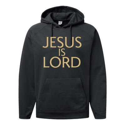 Jesus Is Lord Performance Fleece Hoodie