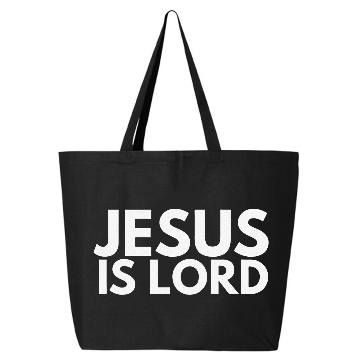 Jesus Is Lord Savior God Religion Prayer Faith 25L Jumbo Tote