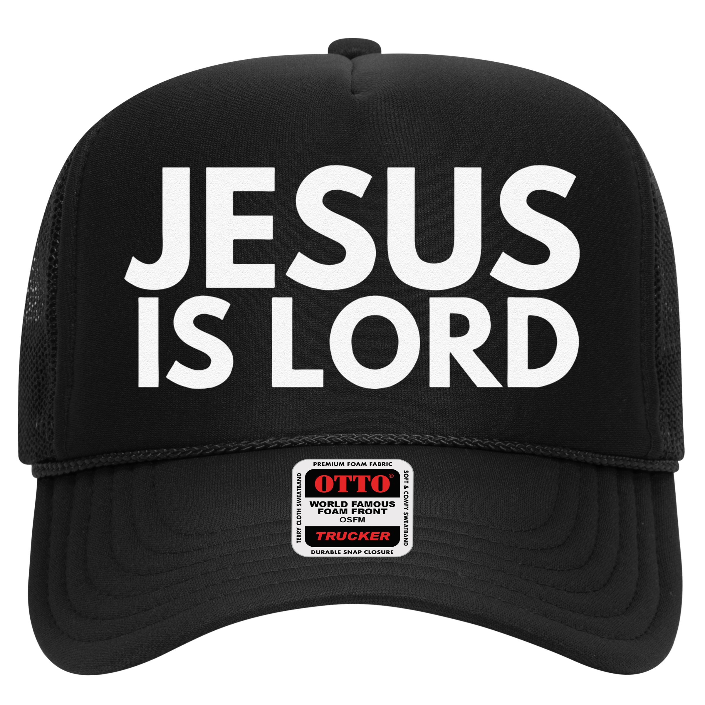 Jesus Is Lord Savior God Religion Prayer Faith Hat