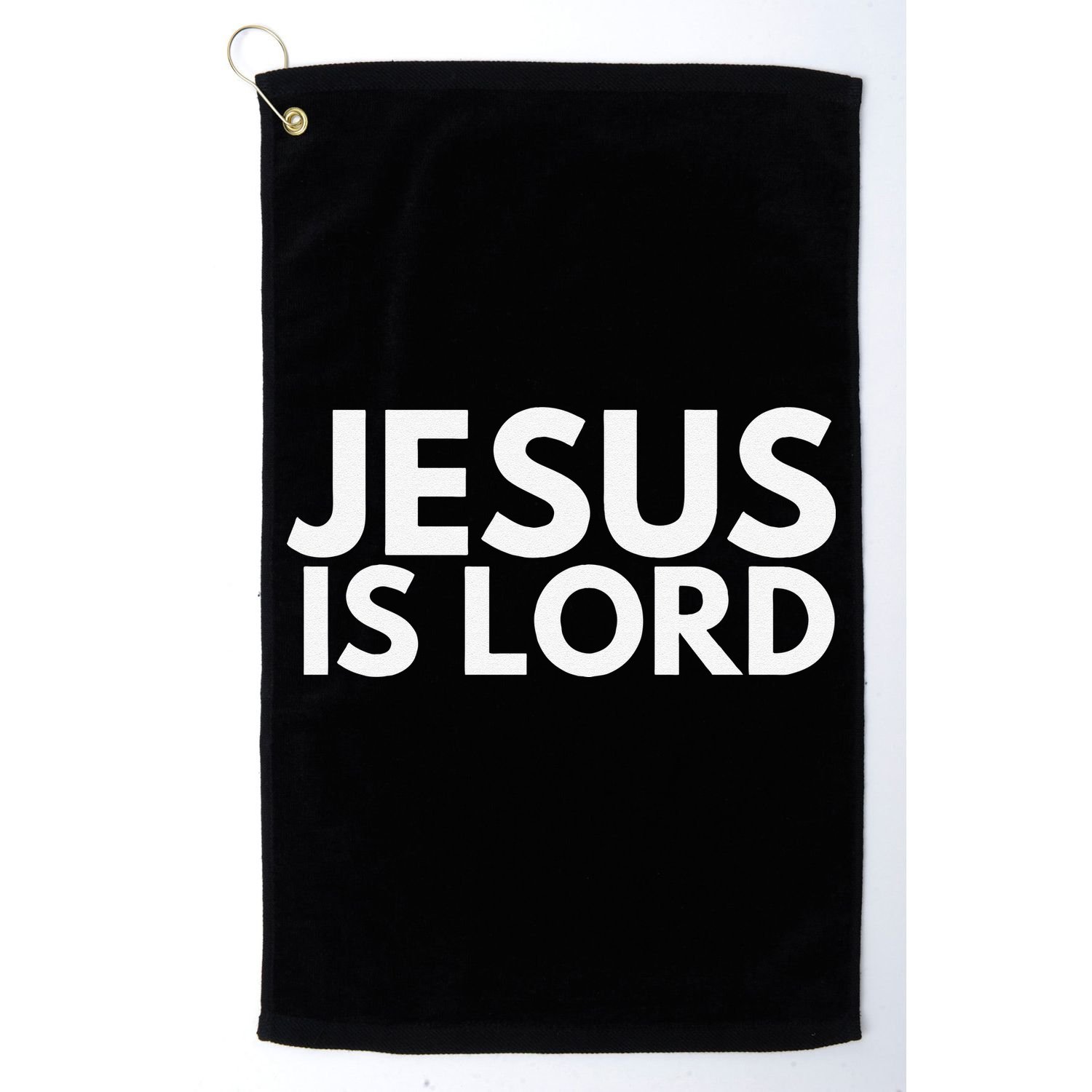 Jesus Is Lord Savior God Religion Prayer Faith Golf Towel
