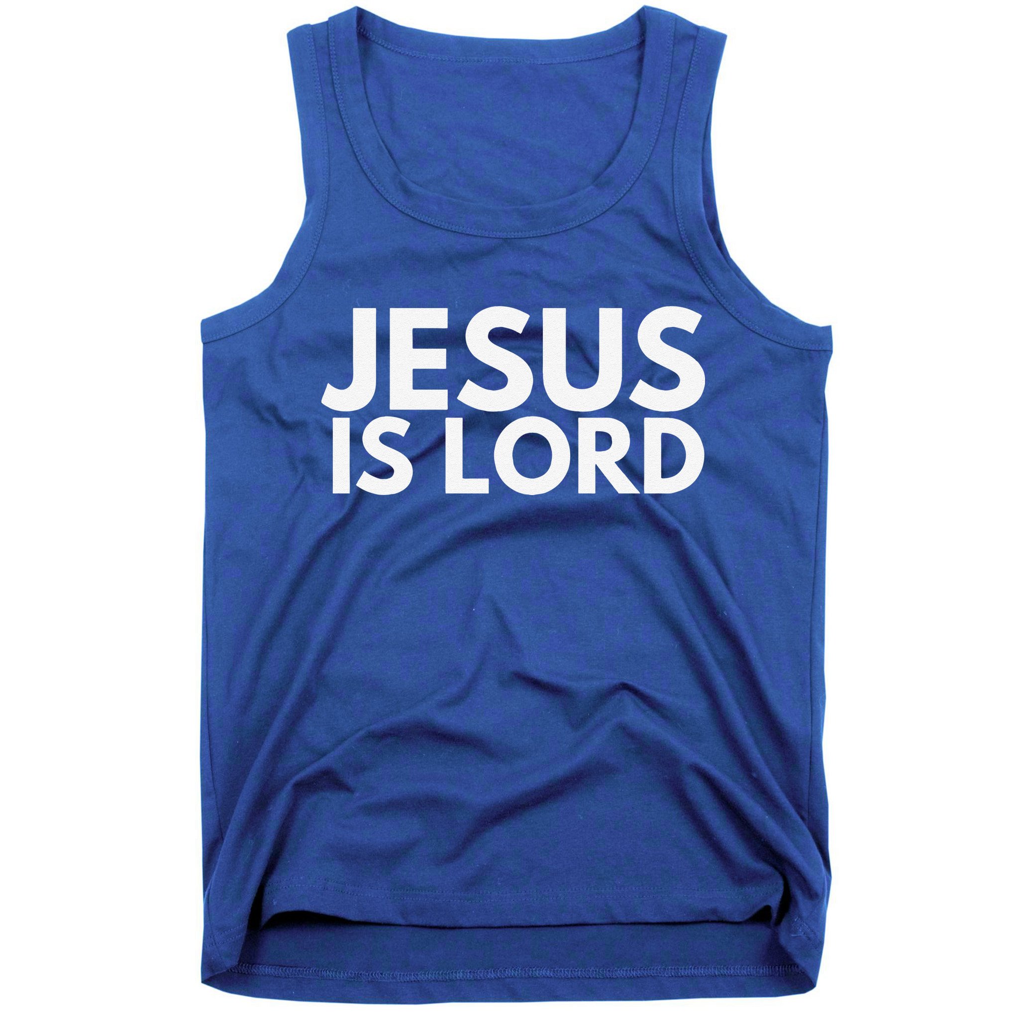 Jesus Is Lord Savior God Religion Prayer Faith Tank Top