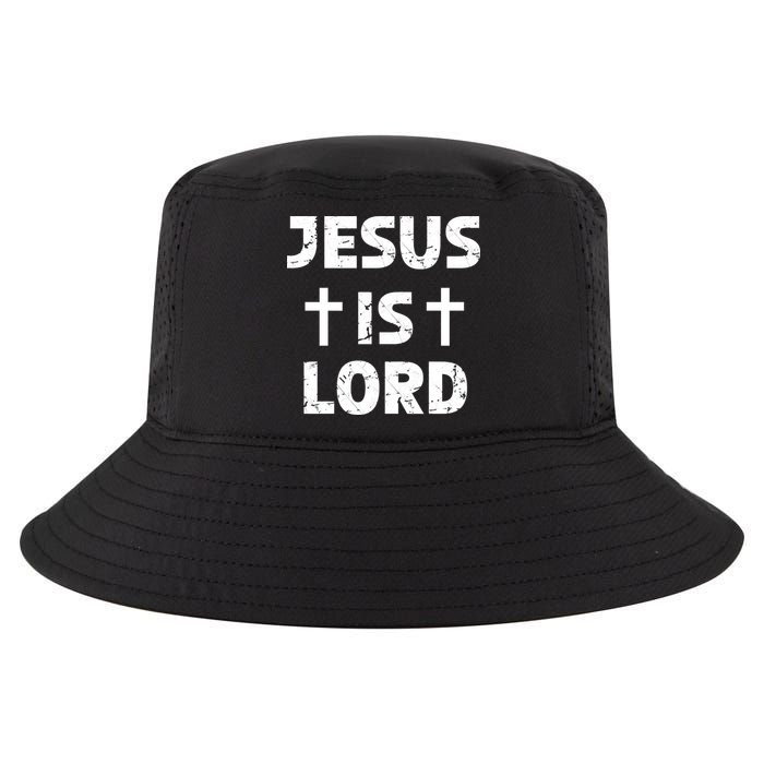 JESUS IS LORD CROSS CHRISTIAN Cool Comfort Performance Bucket Hat