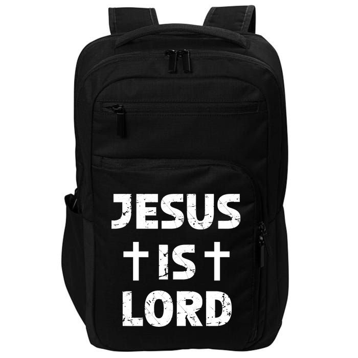 JESUS IS LORD CROSS CHRISTIAN Impact Tech Backpack