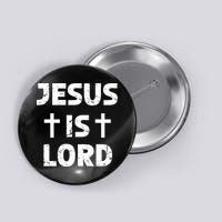 JESUS IS LORD CROSS CHRISTIAN Button