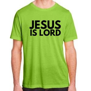 Jesus Is Lord Savior God Religion Prayer Faith Adult ChromaSoft Performance T-Shirt